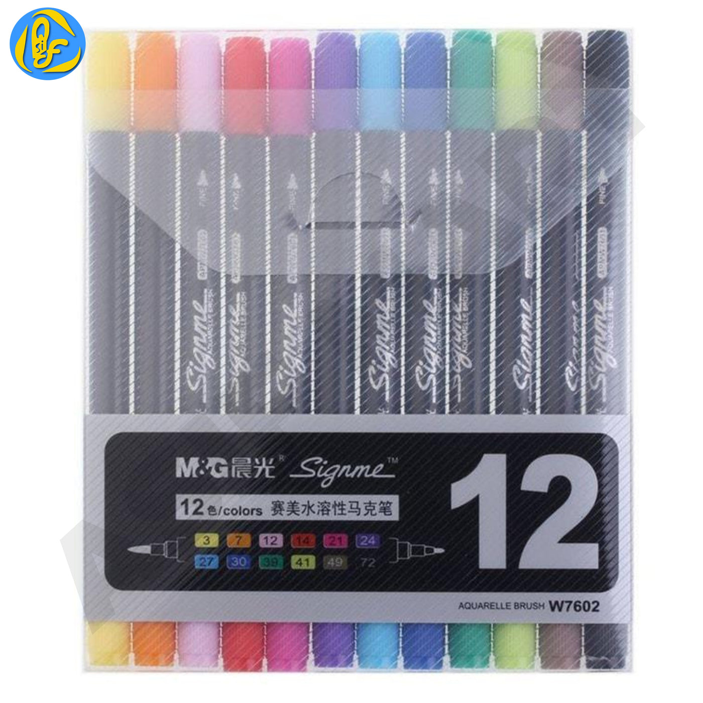 M&G APMW760 All Signme Professional Dual Tip Watercolour Brush Markers