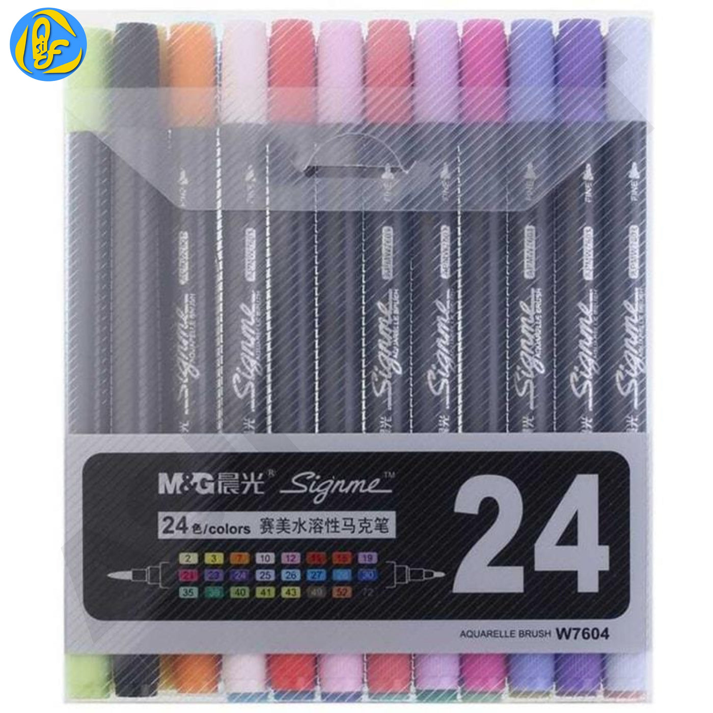 M&G APMW760 All Signme Professional Dual Tip Watercolour Brush Markers