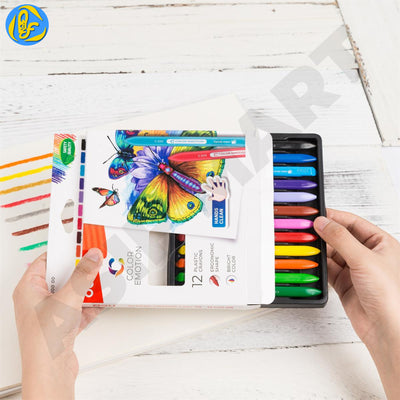 Deli EC200 Color Emotion Plastic Crayons