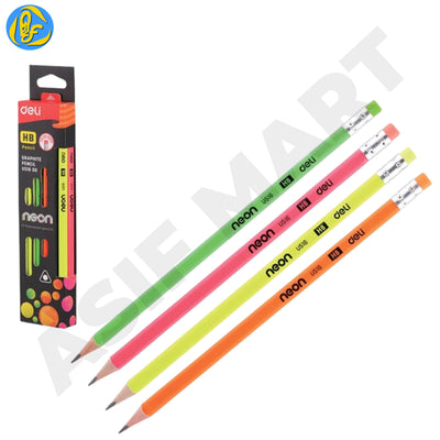 Deli EU51600 Neon Graphite Pencil Pack of 12