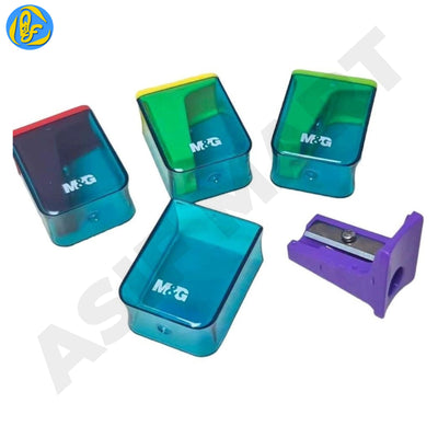 M&G APS912C3 Single Hole Storage Pencil Sharpener Colourful