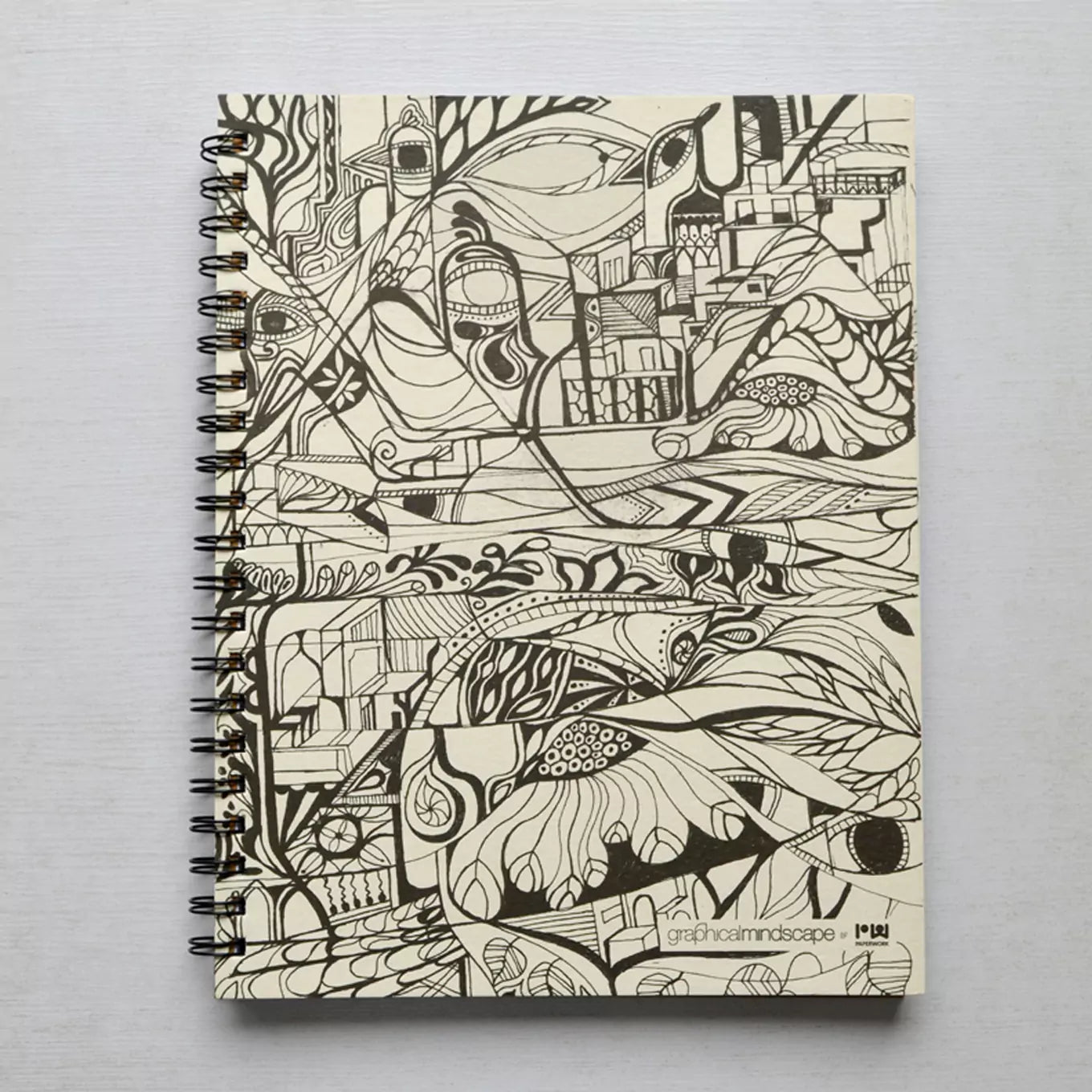 Chirya White Spiral Notebook A4