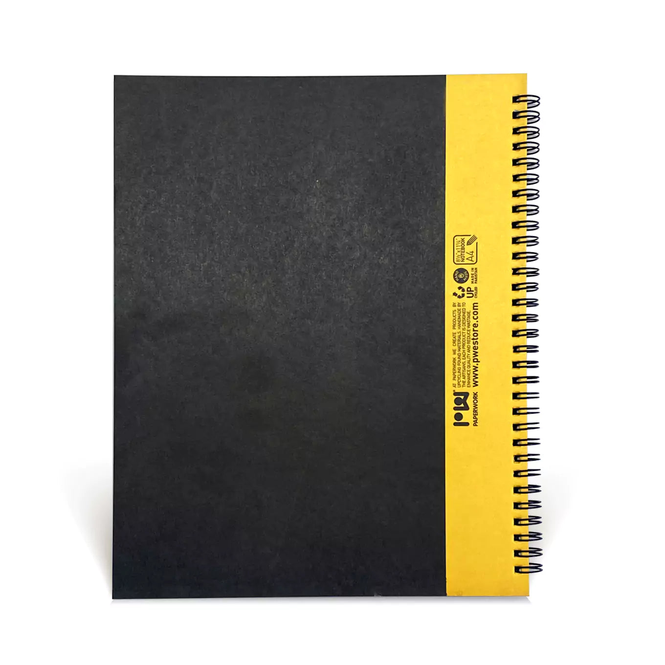 Signature Yellow Spiral Notebook A4